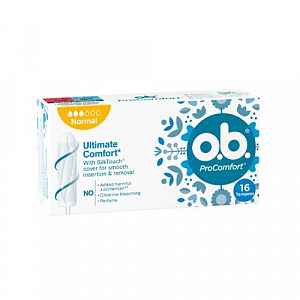 O.B.tampony ProComfort Normal 16ks | Zdravotnické potřeby - Dámská intimní hygiena